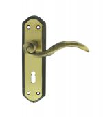 DL340FB - Carlisle Brass 'Wentworth' Lever Lock Furniture Florentine Bronze