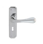DL410CP - Carlisle Brass 'Eden' Lever Lock Furniture Polished Chrome