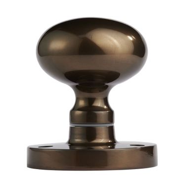 Click Here To Enlarge This Photo Of M35DB - Carlisle Brass Manital Victorian Mushroom Mortice Knob Set Dark Bronze