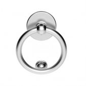 M37SC - Carlisle Brass Victorian Ring Door Knocker 134mm Satin Chrome