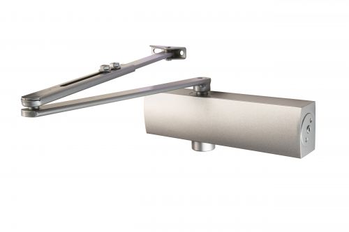 Click Here To Enlarge This Photo Of CDG025/SV - Carlisle Brass Eurospec EN.2-5 (CE & Certifire) Overhead Door Closer c/w Back Check & Fig 6 Bracket EN1154 - Silver