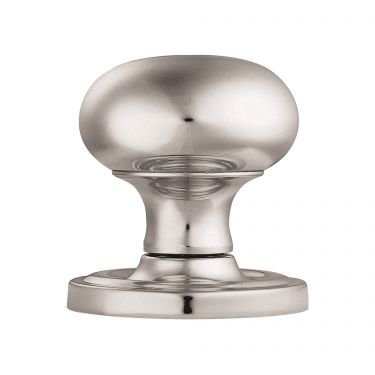 Click Here To Enlarge This Photo Of M35CCP - Carlisle Brass Manital Victorian Mushroom Mortice Knob Set (Concealed Fix) Polished Chrome