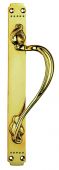 PF109AR - Carlisle Brass 'Laurin' Pull Handle - (Right Hand) 384 x 97mm Polished Brass
