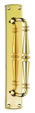 Click Here To Enlarge This Photo Of PF106 - Carlisle Brass Pull Handle (Ornate) 380 x 65mm Polished Brass
