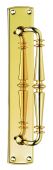 PF106 - Carlisle Brass Pull Handle (Ornate) 380 x 65mm Polished Brass