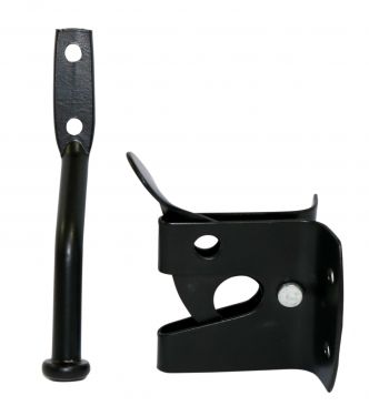 Click Here To Enlarge This Photo Of TIMCO AGLMBP - Automatic Gate Latch Black 2"