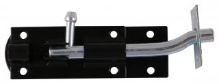TIMCO TBN6BP - Necked Tower Bolt Black 6"
