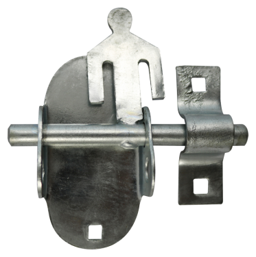 Click Here To Enlarge This Photo Of TIMCO OP4GP - Oval Padbolt Hot Dipped Galvanised 4"