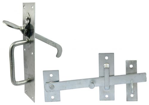 Click Here To Enlarge This Photo Of TIMCO SLMGP - Medium Suffolk Latch Hot Dipped Galvanised 205 x 45mm