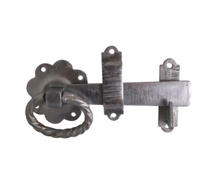 Click Here To Enlarge This Photo Of TIMCO TRGL6GP - Twisted Ring Gate Latch Hot Dipped Galvanised 6"