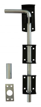 Click Here To Enlarge This Photo Of TIMCO DDB12BP - Garage Drop Down Bolt Black 12"