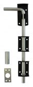 TIMCO DDB12BP - Garage Drop Down Bolt Black 12"