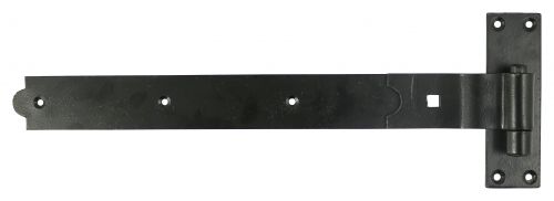 Click Here To Enlarge This Photo Of TIMCO HBC450B - Cranked Band Hook Plate Black 450mm (Sold in Pairs)