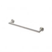 LX21SS - Carlisle Brass - De L'eau Stainless Steel 400mm Single Towel Rail (G316) Satin Stainless Steel