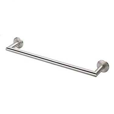 Click Here To Enlarge This Photo Of LX22BSS - Carlisle Brass - De L'eau Stainless Steel 600mm Single Towel Rail (G316) Bright Stainless Steel