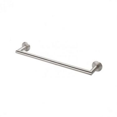 Click Here To Enlarge This Photo Of LX22SS - Carlisle Brass - De L'eau Stainless Steel 600mm Single Towel Rail (G316) Satin Stainless Steel