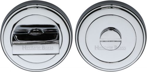 Click Here To Enlarge This Photo Of ERD7030-PC Heritage Brass Round Turn & Release with Stepped Edge Polished Chrome Finish