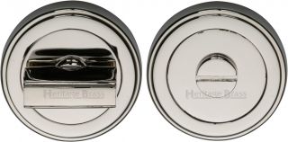 ERD7030-PNF Heritage Brass Round Turn & Release with Stepped Edge Polished Nickel Finish
