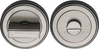 ERD7030-SN Heritage Brass Round Turn & Release with Stepped Edge Satin Nickel Finish