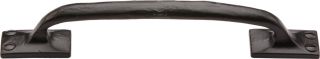 FB1145 210 M.Marcus Black Iron Rustic Cabinet Pull Cranked Design 210mm