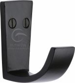 FB156 M.Marcus Black Iron Rustic Single Robe Hook
