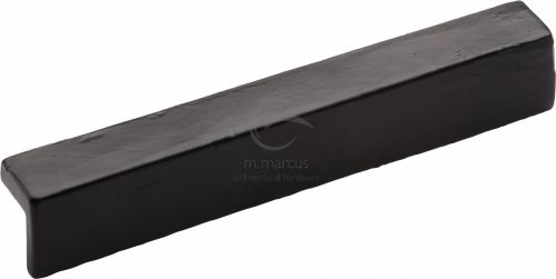 Click Here To Enlarge This Photo Of FB347 152 M.Marcus Black Iron Rustic Cabinet Pull L Design 152mm ctc