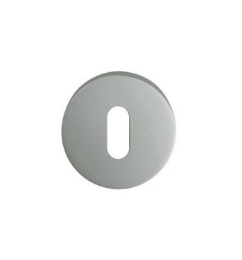 Click Here To Enlarge This Photo Of ESP9005SAA - Carlisle Brass Eurospec 50 x 8mm Escutcheon Standard Key Lock Satin Anodised Aluminium