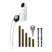 CH30004 - CHAMELEON Adaptable Multi Spindle Offset Window Espag Handle - White - LH