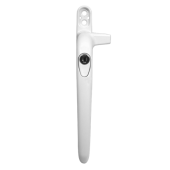 L25666 - SECURISTYLE Virage Offset Cockspur Espag Handle - 9mm - LH - Locking - White