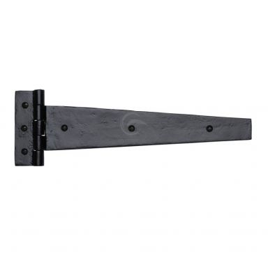 Click Here To Enlarge This Photo Of FB414 308 M.Marcus Black Iron Rustic Strap Hinge 12" (Pair)