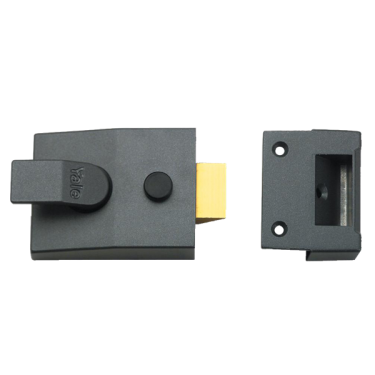 Click Here To Enlarge This Photo Of 4475 - YALE 88 Non-Deadlocking Nightlatch 60mm Dull Metal Grey Case Only
