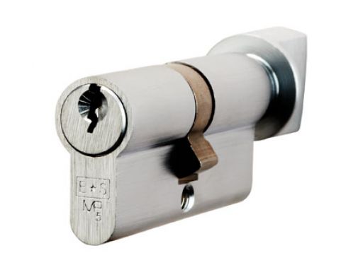 Click Here To Enlarge This Photo Of CYA71390SC - Carlisle Brass Eurospec 5 Pin Euro Profile Cylinder & Turn 90mm (45/45T) Satin Chrome