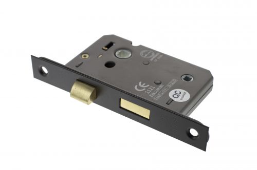 Click Here To Enlarge This Photo Of Atlantic - ALKBATH25MB Mortice Bathroom Lock [CE] 2.5" - Matt Black