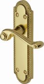 G020-PB Heritage Brass Door Handle Lever Latch Gainsborough Design Polished Brass Finish