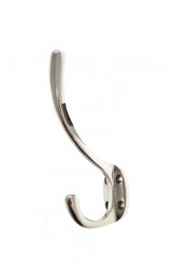 Click Here To Enlarge This Photo Of Atlantic - AHCHPN Traditional Hat & Coat Hook - Polished Nickel