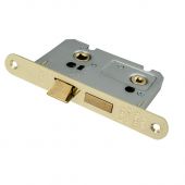 BAE5030EB/R - Carlisle Brass Eurospec Bathroom Lock (Economy) 3" (Radius) Electro Brass