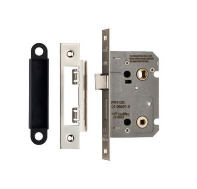 Click Here To Enlarge This Photo Of BAE5025SN - Carlisle Brass Eurospec Easi-T Bathroom Lock 2.5" Residential Satin Nickel