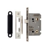 BAE5030SN - Carlisle Brass Eurospec Easi-T Bathroom Lock 3" Residential Satin Nickel