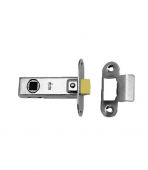TLE8030NP/R - Carlisle Brass Eurospec Tubular Latch 76mm (Radius Strike & Forend) Nickel Plated