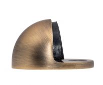 AA20AB - Carlisle Brass Oval Floor Mounted Door Stop Antique Brass