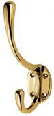 AA25 - Carlisle Brass Victorian - Hat & Coat Hook Polished Brass