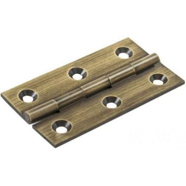 Click Here To Enlarge This Photo Of FTD800CAB - Carlisle Brass Fingertip Design Cabinet Hinge 50 x 28 x 1.5mm Antique Brass