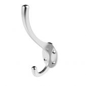 AA25SC - Carlisle Brass Victorian - Hat & Coat Hook Satin Chrome