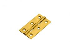 FTD800D - Carlisle Brass Fingertip Design Cabinet Hinge 64 x 35 x 2mm Polished Brass