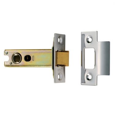 Click Here To Enlarge This Photo Of TLS5030SSS - Carlisle Brass Eurospec Easi-T Heavy Sprung Tubular Latch 76mm Satin Stainless Steel
