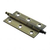 FTD805DAB - Carlisle Brass Fingertip Design Finial Cabinet Hinge 64 x 35 x 2mm Antique Brass