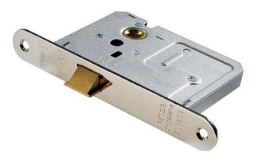 Click Here To Enlarge This Photo Of ULE5025NP/R - Carlisle Brass Eurospec Easi-T Upright Latch (Economy) 64mm Radius Nickel Plated