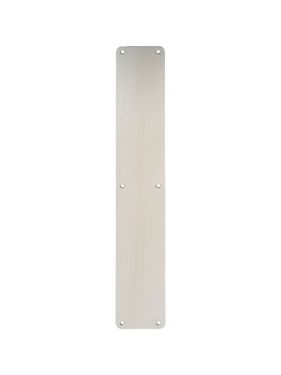 Click Here To Enlarge This Photo Of FPP1500SSS - Carlisle Brass Eurospec Finger Plate 500 x 75mm &lpar;Plain&rpar; Satin Stainless Steel