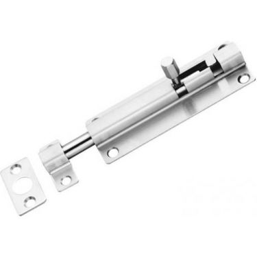 Click Here To Enlarge This Photo Of BBT1100BSS - Carlisle Brass Eurospec 100 x 38mm Straight Barrel Bolt Bright Stainless Steel