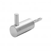 HCH1017BSS - Carlisle Brass Eurospec Concealed Fix 16mm Dia Coat Hook Bright Stainless Steel